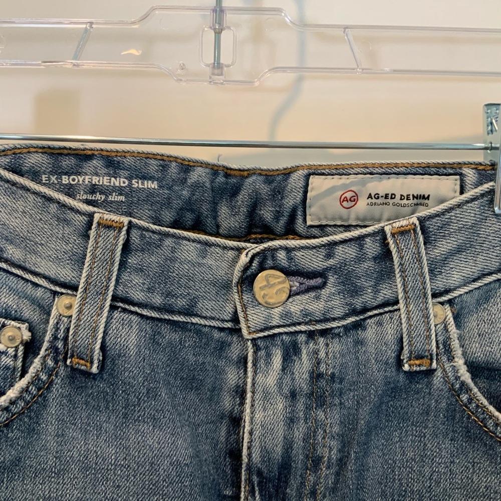AG-ED DENIM 26R-run roomy-ex boyfriend slim